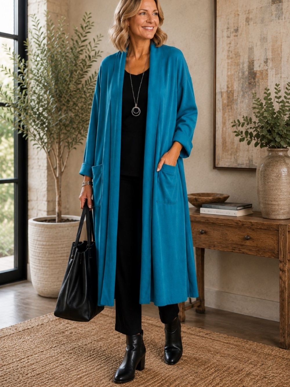 NWT Bryn Walker Yucatan Didion Coat 1X Bamboo Fleece Style 49521